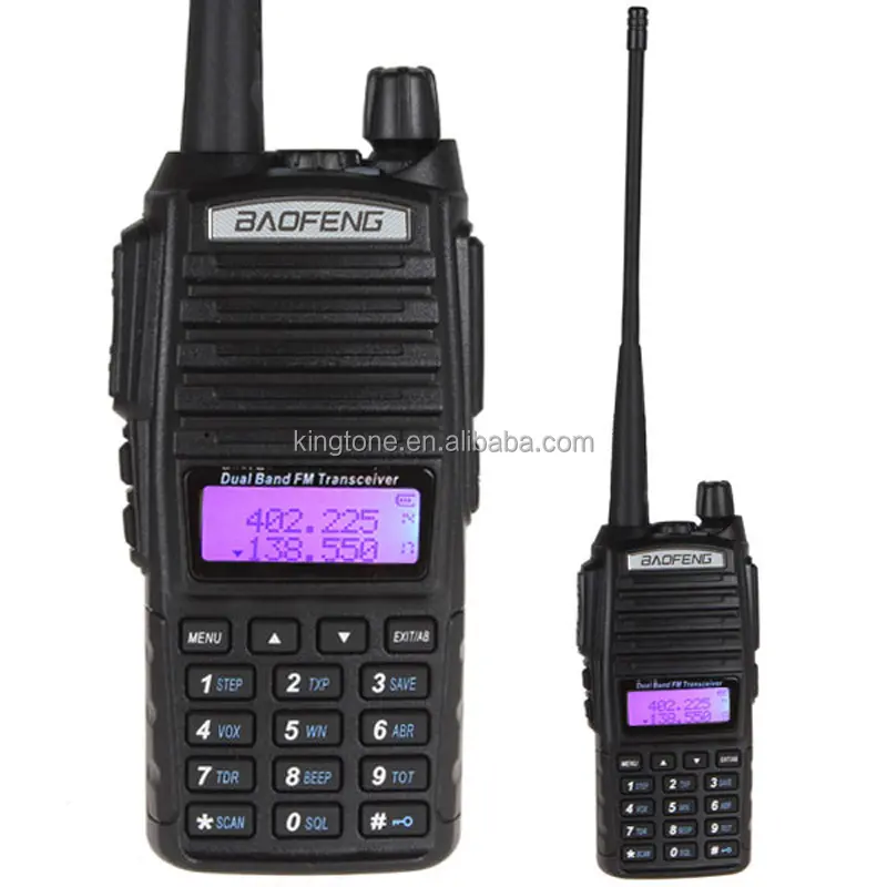 Radio Walkie Talkie UV-82 8W 10KM Portabel Tiongkok BaoFeng, Radio Amatir, HandyTalkie Jarak Jauh, Uv-82, Radio Ham