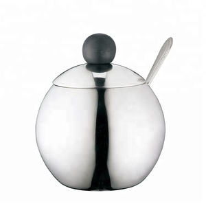 Utensilios <span class=keywords><strong>de</strong></span> Cocina: Recipiente para <span class=keywords><strong>Sal</strong></span>, Tarro para Especias, Recipiente para Azúcar <span class=keywords><strong>de</strong></span> Acero Inoxidable con Cuchara - Product Image 1
