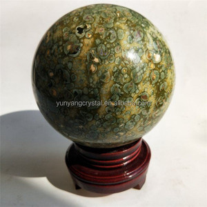 Pulido natural gran selva jasper bola <span class=keywords><strong>de</strong></span> cristal <span class=keywords><strong>de</strong></span> cuarzo esferas <span class=keywords><strong>de</strong></span> piedra - Product Image 3
