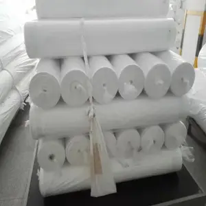 Giá Rẻ Trắng Tấm Trải Giường Vải Mềm Polyester Sợi Nhỏ Chải Vải