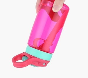 Borraccia per Studenti Personalizzata Senza BPA da 400 ml/500 ml con Cannuccia e Manico, Bottiglia d'<span class=keywords><strong>Acqua</strong></span> in Plastica Colorata per Bambini - Product Image 3