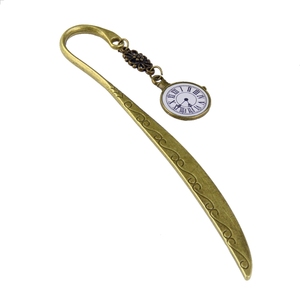 Segnalibri 3D a Forma di Foglia con Clip Magnetica, Regalo Aziendale Personalizzato in Metallo Placcato Bronzo - Product Image 4