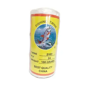 Hot Sale High Tenacity Manufacturers White Color 100G Polyester Fishing Twine