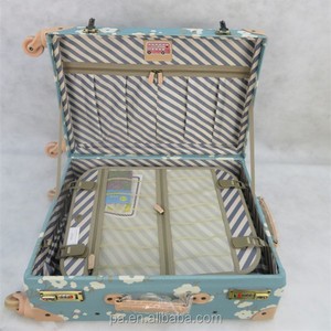 Linda <span class=keywords><strong>maleta</strong></span> de 12 pulgadas <span class=keywords><strong>para</strong></span> maquillaje y equipaje de estilo vintage de 19 pulgadas <span class=keywords><strong>con</strong></span> estampado de flores <span class=keywords><strong>para</strong></span> <span class=keywords><strong>niñas</strong></span> - Product Image 6