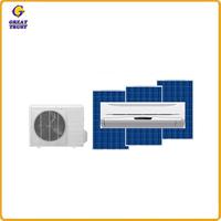 Climatiseur neuf de 12000 BTU alimenté par énergie solaire avec compresseur 48V DC pour usage domestique, certifié CE