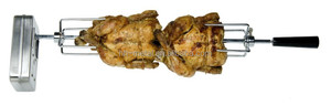 Kit de rôtisserie électrique universel en acier inoxydable pour <span class=keywords><strong>barbecue</strong></span> avec moteur - Product Image 3