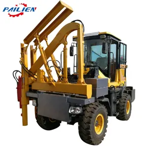 Hydraulic piling machine hammer tractor drive pile driver hydraulic excavator mounted soil driver 500 900rpm guardrail pile