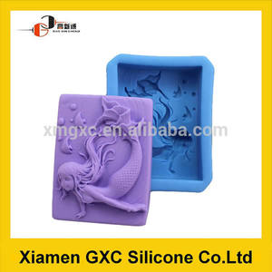 Meilleure vente de moules en silicone de savon avec 2014 sirène, forme - Product Image 1