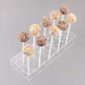Espositore per Mini Lollipop <span class=keywords><strong>in</strong></span> Acrilico con 5 Fori, Supporto per Cake Pop per Esposizione <span class=keywords><strong>in</strong></span> Negozio - Product Image 1