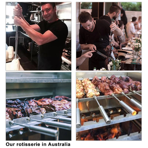 Máquina Comercial para Asar Pollo de Acero Inoxidable <span class=keywords><strong>Santamaria</strong></span>, Asador de Carbón para Hoteles y Restaurantes - Product Image 4