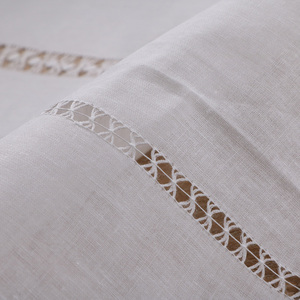 CL002 decorazione per finestre piccole in stile europeo 60x120cm /45x90cm ricamo a mano in <span class=keywords><strong>cotone</strong></span> ramiè bianco scava fuori la tenda da lavoro con coulisse - Product Image 5