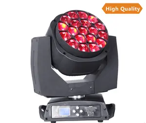 19pcs Bee Eye Lamp led Par Light K10 Moving Head Zoom Beam Light RGBW LED Stage Light