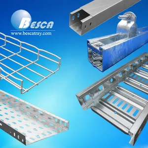 Steel Wire Mesh Cable Tray Perforated Ladder Type Cable Tray