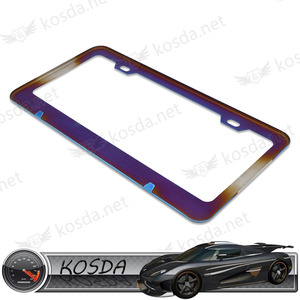 Acero inoxidable marco <span class=keywords><strong>de</strong></span> la matrícula para los <span class=keywords><strong>coches</strong></span> <span class=keywords><strong>americanos</strong></span> - Product Image 1