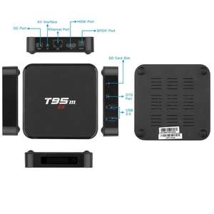 T95M Amlogic S905X 2G 8G Quad Core 64Bit Android 6.0 <span class=keywords><strong>Smart</strong></span> <span class=keywords><strong>TV</strong></span> boîte 4 K HD Media Player Construit <span class=keywords><strong>en</strong></span> Sortie <span class=keywords><strong>WiFi</strong></span> Set Top Box - Product Image 2