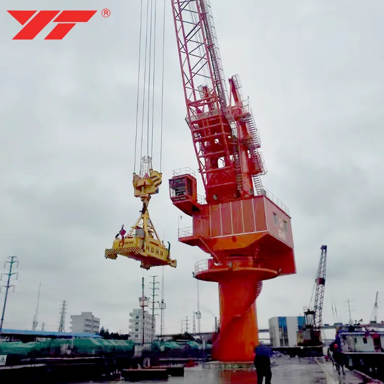 China Fabrikant Schip Lossen Haven Lifting Apparatuur Vaste Crane