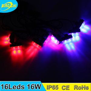 STROBE tráfico Advisor 12/24 voltios 16 w impermeable LED mini Grille advertencia luces con control remoto inalámbrico - Product Image 4