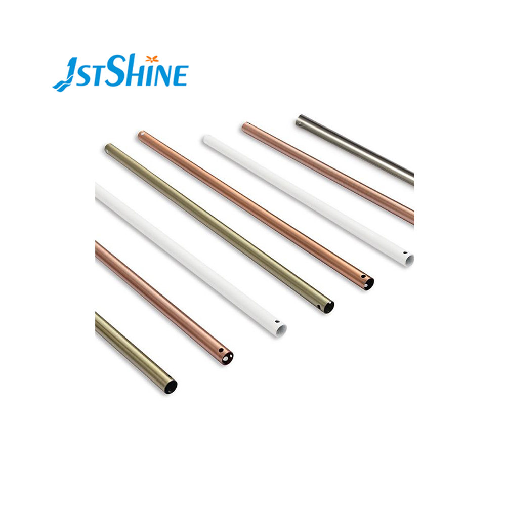 1stshine античная латунь, золотой, белый, атласный никель, специальная или длинная длина, 20 дюймов/31 дюйм/39 дюймов/47 дюймов, потолочный вентилятор, нижний стержень