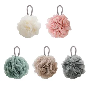 Bestseller Plain Bath Flower Easy Foam Schwamm ball Geeignet für alle Hauttypen