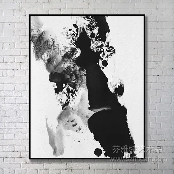 Black and White Chinese Ink Paintings