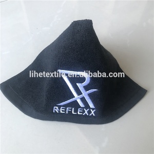 Toalla <span class=keywords><strong>de</strong></span> cara <span class=keywords><strong>de</strong></span> <span class=keywords><strong>mano</strong></span> <span class=keywords><strong>de</strong></span> algodón 100% negro personalizado <span class=keywords><strong>de</strong></span> MOQ bajo con logotipo bordado - Product Image 2