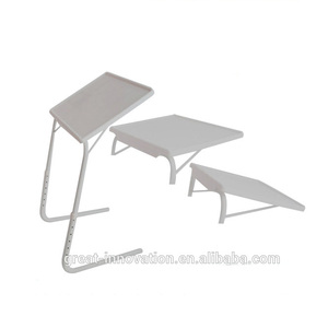 Ajustable pequeña computadora de tamaño <span class=keywords><strong>plegable</strong></span> Escritorio de <span class=keywords><strong>mesa</strong></span> portátil con sostenedor de taza - Product Image 1