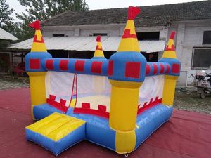 Château plein d'entrain <span class=keywords><strong>gonflable</strong></span> de maison de videur de <span class=keywords><strong>mini</strong></span> prix bon marché d'usine de la Chine pour le jeu d'arrière-cour d'enfants - Product Image 3