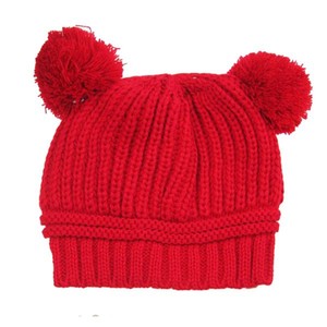 Nouveau Design personnalisé tricoté Pom bonnet pour bébé - Product Image 6