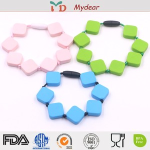 Personnalisé Silicone Bébé de Dentition Dentition Mâcher Perles Pendentif <span class=keywords><strong>Bracelet</strong></span>/<span class=keywords><strong>Bracelet</strong></span>/Bijoux Infirmière - Product Image 6