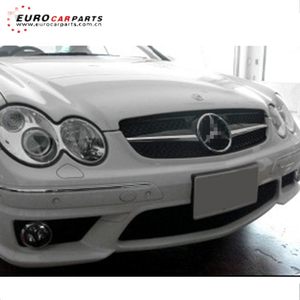 Auto Partie Calandre pour <span class=keywords><strong>MB</strong></span> 02 ~ CLK-CLASS <span class=keywords><strong>W209</strong></span> SL63 Look Style ABS Matériau Chrome - Product Image 3