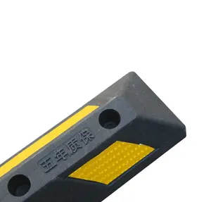600mm 24 "inç Reclyed kauçuk otopark tekerlek durdurucu sistemi tekerlek durdurma - Product Image 5