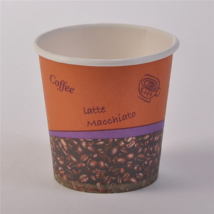 Alta densidad desechables 4 oz llevar pared simple vaso de papel té - Product Image 5
