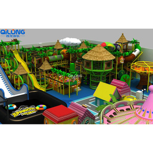 Parcours de corde de Jeu Doux Intérieur de Bébé, Cirque Aire De Jeux Intérieure Avec Grand Toboggan - Product Image 5