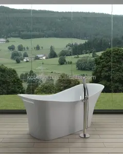 K-B1004 Populares nuevo diseño de artículos sanitarios de baño al por mayor de piedra independiente bañera