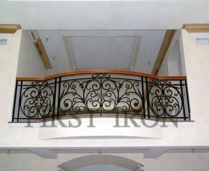 <span class=keywords><strong>Ringhiere</strong></span> <span class=keywords><strong>per</strong></span> Balconi in Ferro Battuto di Lusso Antiche, <span class=keywords><strong>Ringhiere</strong></span> Interne in Acciaio a Basso Tenore di Carbonio - Product Image 1