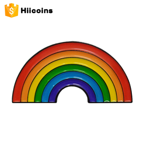 Factory Directly Sale Pride LGBT <strong>Lesbian</strong> Gay Metal Soft Enamel Pins Badges Diversity Symbol Sign Brooch Flag Lapel Pin rainbow - Product Image 3