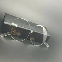 Acrilico trasparente occhiali lente demo