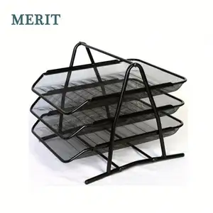 Office Mesh File Tray mit 3 schicht Desk Document Tray