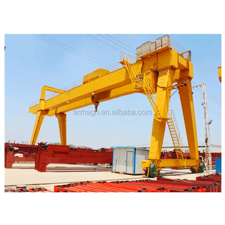 30t yard heavy duty gantry girder frame crane 80 ton rail gantry crane