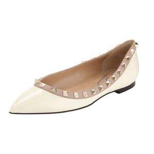 <span class=keywords><strong>Scarpe</strong></span> basse da donna all'ingrosso <span class=keywords><strong>a</strong></span> <span class=keywords><strong>punta</strong></span> da ufficio da donna indossano comode piatte <span class=keywords><strong>con</strong></span> pompe per rivetti - Product Image 2