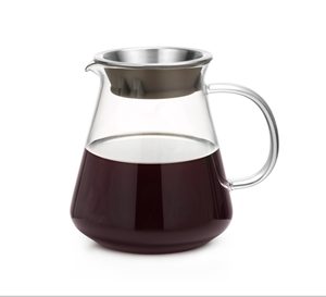 Offre Spéciale – <span class=keywords><strong>Cafetière</strong></span> <span class=keywords><strong>Classique</strong></span> en Verre Écologique de 800 ml avec Couvercle en Acier Inoxydable pour Infusion Manuelle (French Press) - Product Image 1