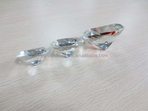 Peso de vidro em forma de diamante de cristal, joias para decoração casamento ou casa - Product Image 6