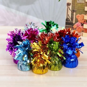 <strong>Balloon</strong> <strong>Weights</strong> - Rainbow Foil Tinsel <strong>Balloon</strong> <strong>Weights</strong> for Kids Birthday Party Supplies Wedding Party Supplies SBC023 - Product Image 2