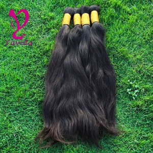 Cheveux mongoliens naturels 100% aaa, cheveux vierges, couleur naturelle, art - Product Image 1