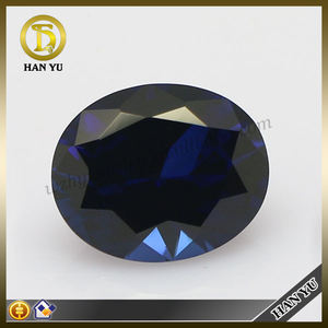 Venta al por mayor de corte oval azul <span class=keywords><strong>espinela</strong></span> gemas joyas <span class=keywords><strong>gema</strong></span> <span class=keywords><strong>espinela</strong></span> sintética - Product Image 1