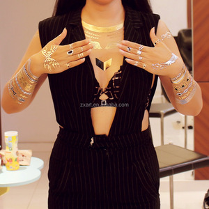 Vente chaude mince nake femmes métal tatouages autocollant - Product Image 4