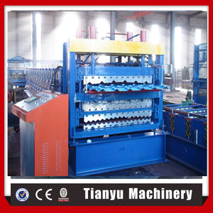 <span class=keywords><strong>TY</strong></span> techos de metal de tres capas Portátil hoja de acero <span class=keywords><strong>en</strong></span> frío rollo formando maquinaria - Product Image 5