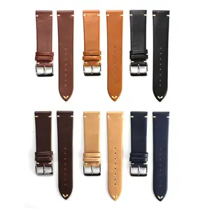 Men Quick Release Genuine Strap Smart Wide Leather Watch Band