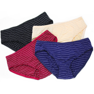 Nuevo diseño de ropa interior barata Sexy Push up <span class=keywords><strong>Sujetador</strong></span> sin frente Niñas Conjunto de <span class=keywords><strong>sujetador</strong></span> de tamaño a rayas - Product Image 4