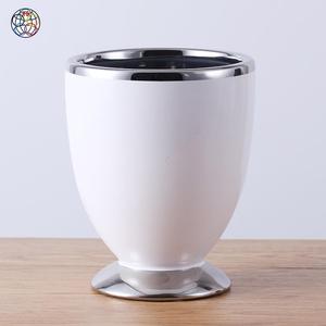 Estilo moderno blanco y plata al aire libre planta de cerámica chino grande jardín maceta macetas en el precio barato - Product Image 1